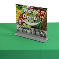 T-Style Frameless Sign Holder - 2-Sided